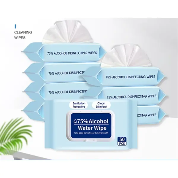 50pcs a bag 75% alcohol wipes