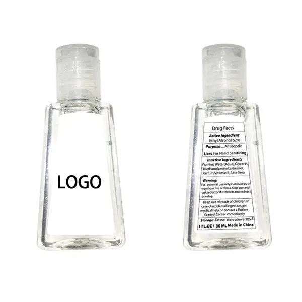 In Stock 1 oz 30ml Alcoholic Hand Sanitizer with Sickers