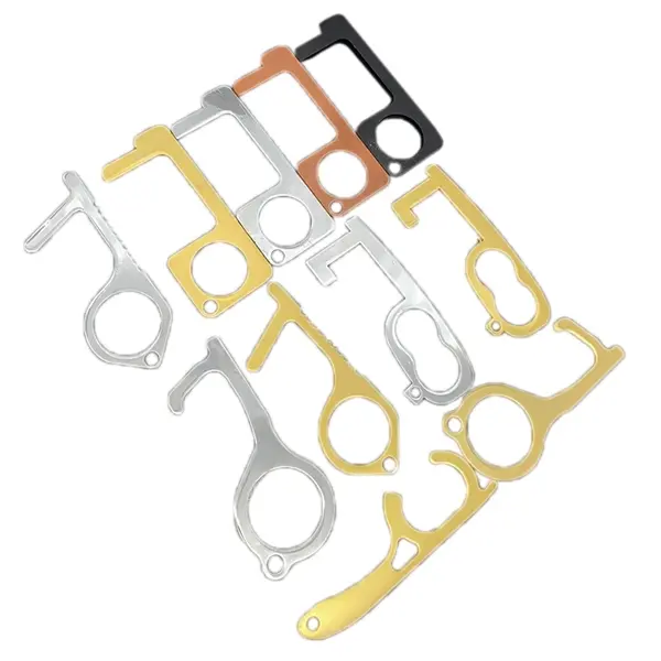 Anti contact metal key