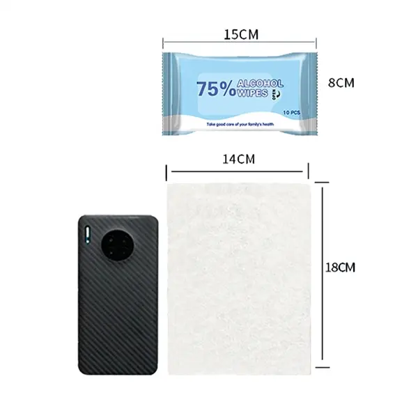 10 PCS 75% Alcohol Wipes