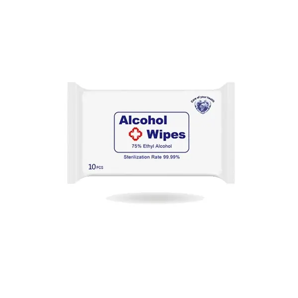 10 PCS 75% Alcohol Wipes
