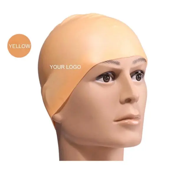Adult Waterproof Silicone Swimming Cap