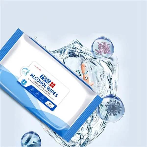 40Pcs 75% Alcohol Wipes