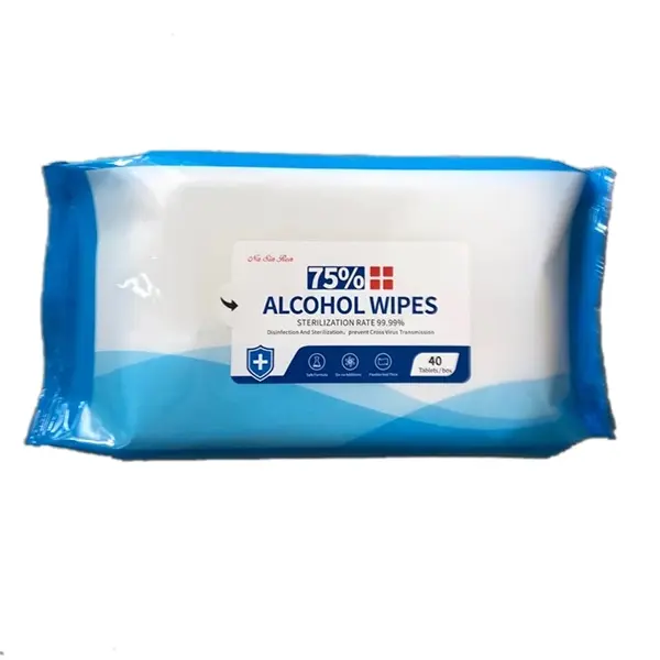 40 PCS 75% Alcohol Wipes