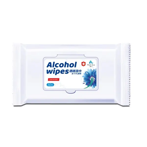 50 PCS 75% Alcohol Wipes