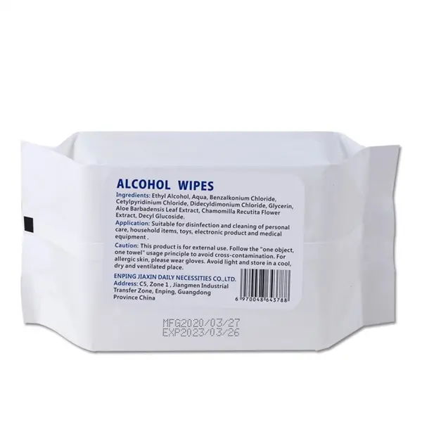 120 PCS 75% Alcohol Wipes
