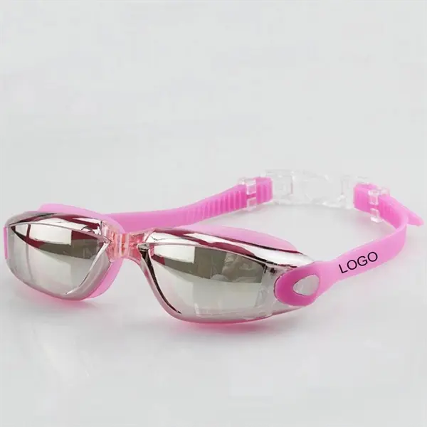 Swimming Goggles With Electroplated Lens