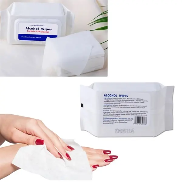 Hand Wipes - 75% Alcohol Sanitizing Wipes 120pcs