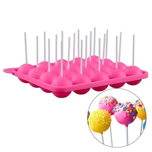 Silicone Lollipop Molds Tray