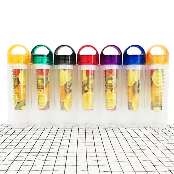 Fruit Infuser Plastic Water Bottle 24oz