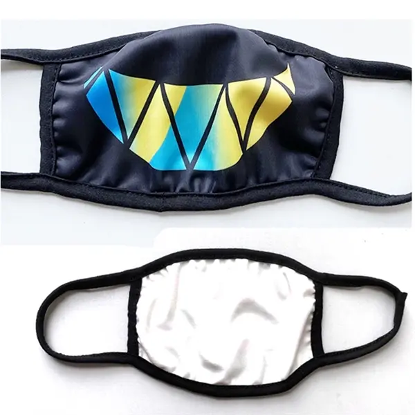 2 Ply Sublimated Polyester Face Mask
