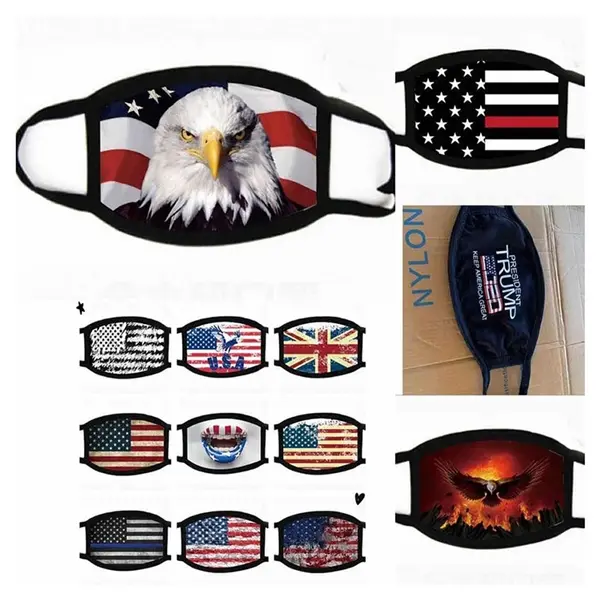 2 Ply Sublimated Polyester Face Mask