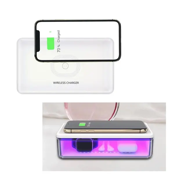 Mobile Phone Sterilization Box with wireless charger