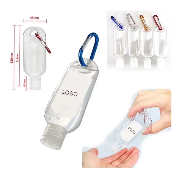 2oz Hand Sanitizer w/Carabiner