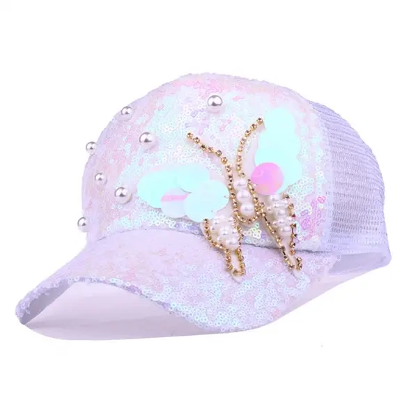 Twinkling Paillette Visor Cap