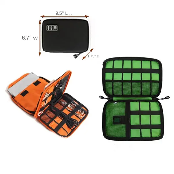 Double Layers Travel Digital Accessories Storage Bag