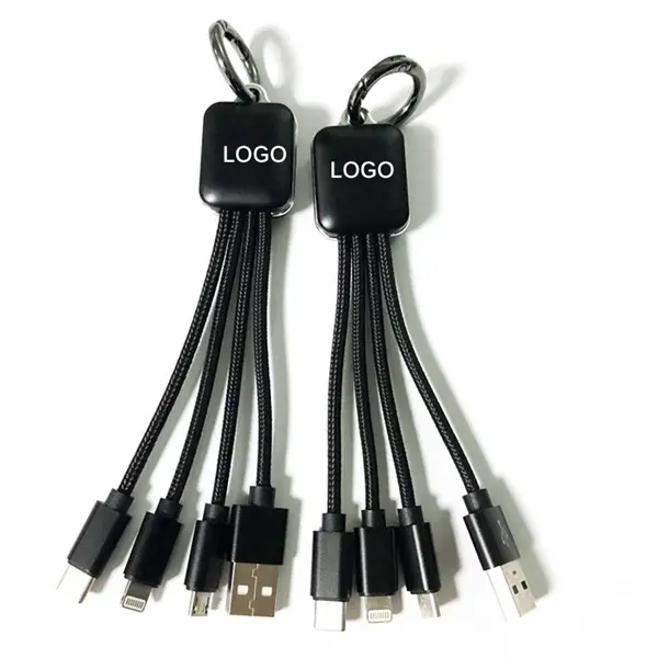 LED Flashing Logo 3 in 1 Charger Cable