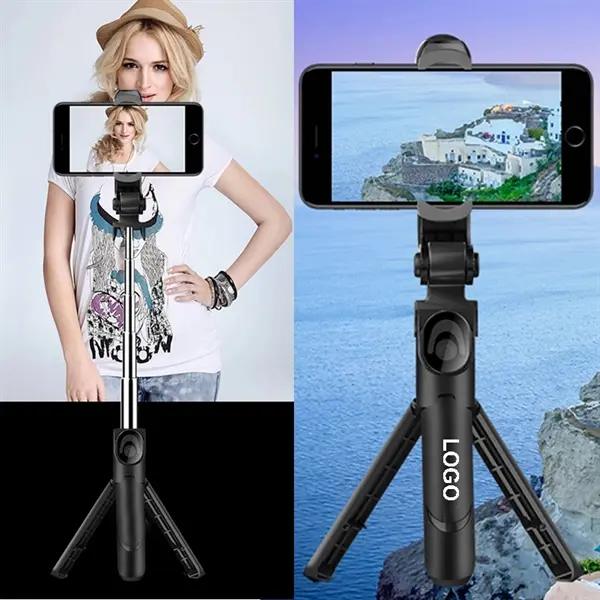 2-in-1 Wireless Tripod Selfie Stick With Fill Light