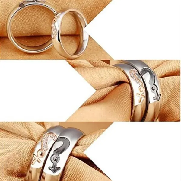 Stainless Steel Couple Ring