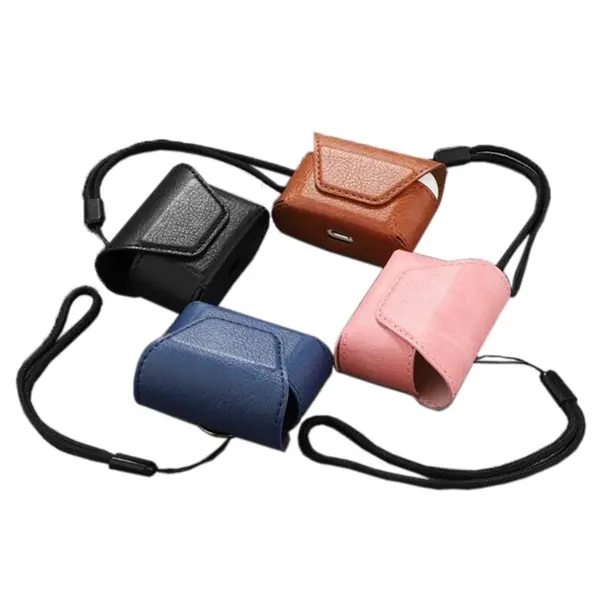 PU Magnetic Earphone Bag