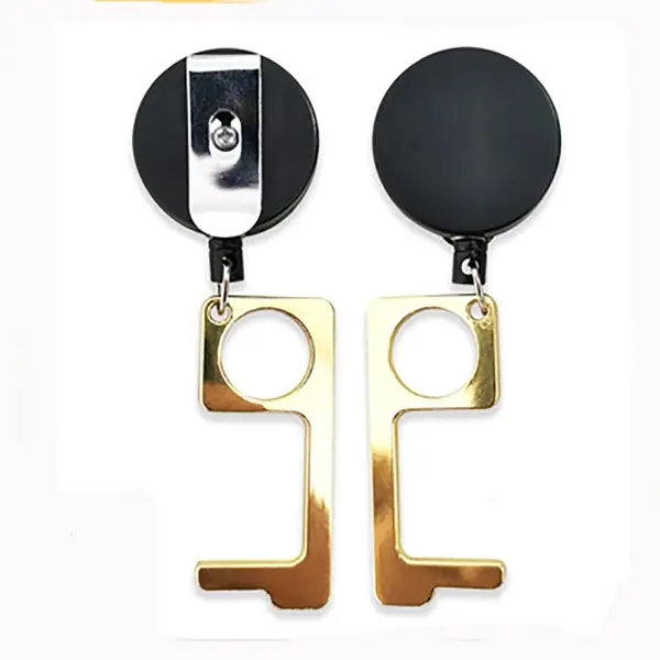 Door Opener Closer No-Touch w/ Badge Reel Carabiner