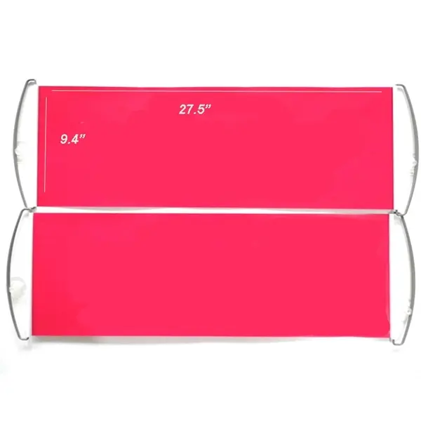 PET Automatic Telescopic Handheld Flag