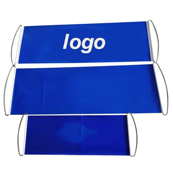 PET Automatic Telescopic Handheld Flag