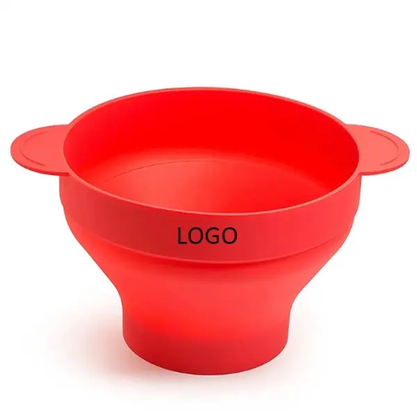 Collapsible Microwave Silicone Popcorn Bowl Maker