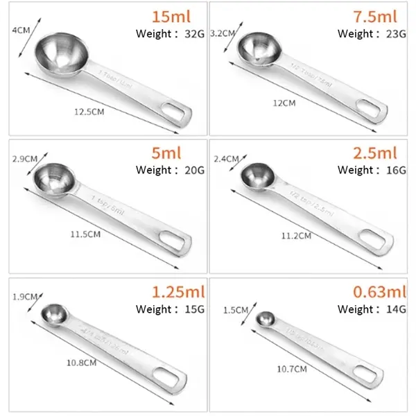 Stainless Steel Measuring Spoon Set