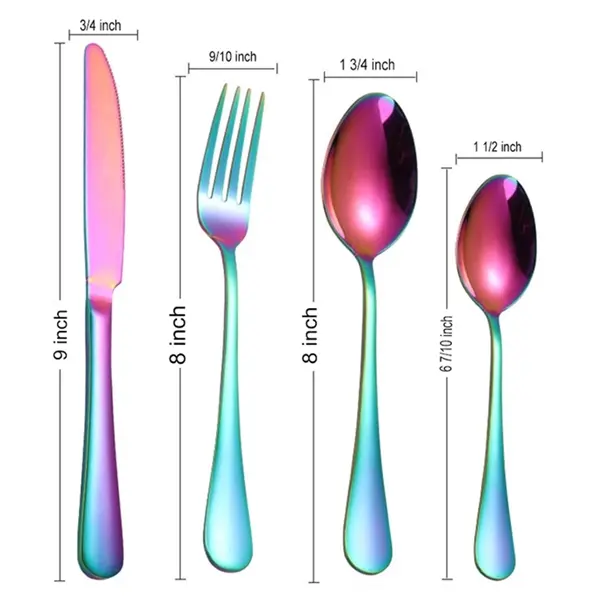 24 Pcs Stainless Steel Cutlery Set