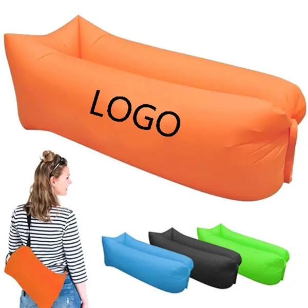 Square Shaped Headrest Inflatable Air Sleeping Sofa