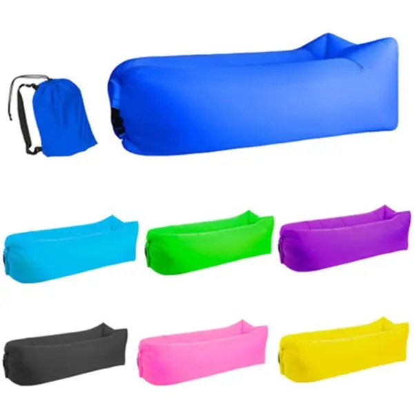 Square Shaped Headrest Inflatable Air Sleeping Sofa
