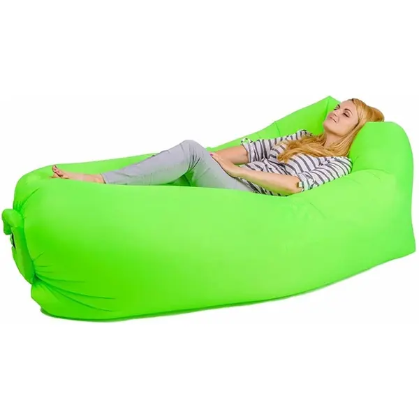 Square Shaped Headrest Inflatable Air Sleeping Sofa