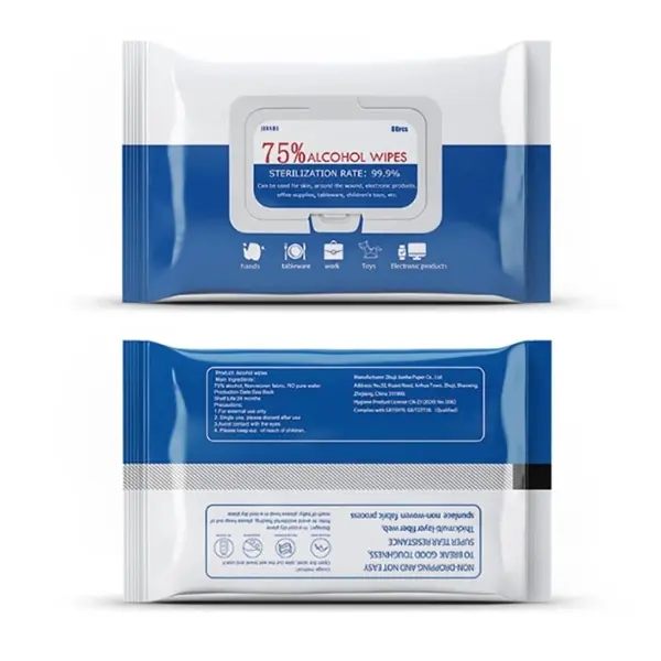 80 PCS 75% Alcohol Wipes