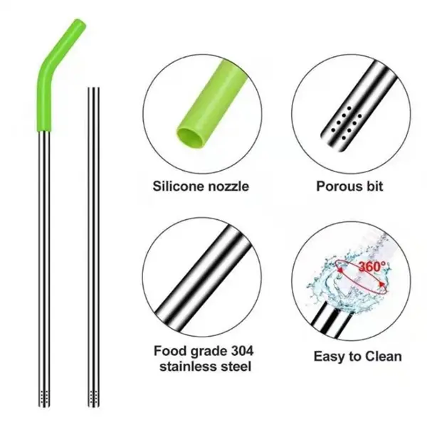 Stainless Steel Straw Kit