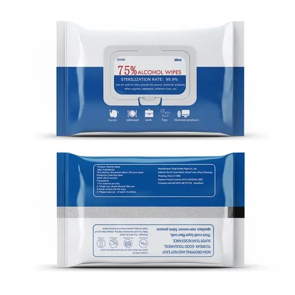 50 PCS 75% Alcohol Wipes