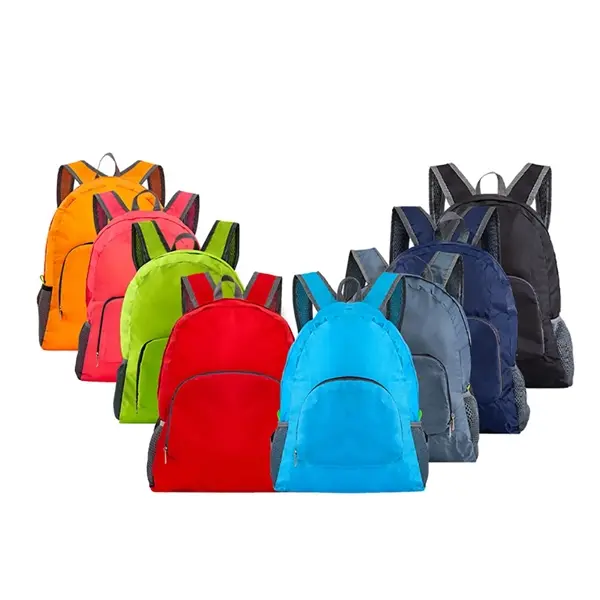 Portable folding backpack