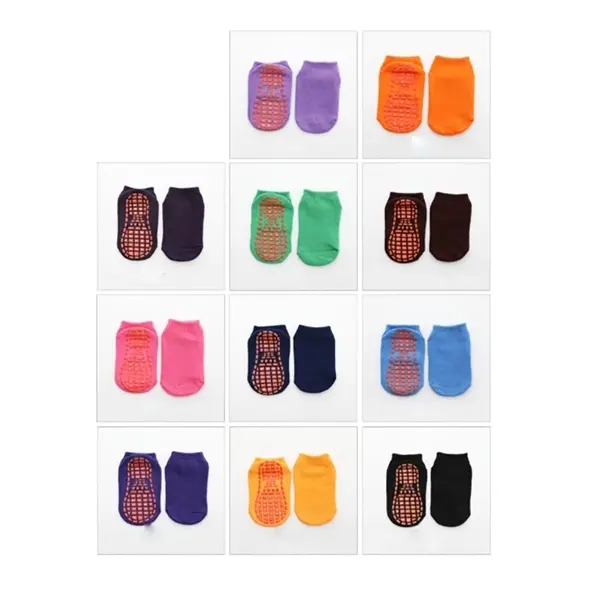 Custom Kids Non Slip Socks Anti-skid Grip Socks