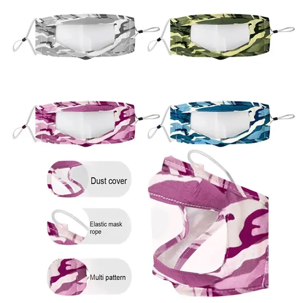 Reusable Month Visible Bandanas Face Mask