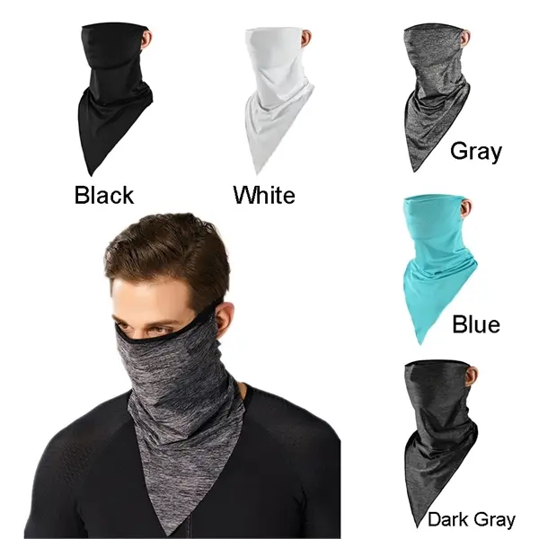 Summer Ice Silk Triangle Mask Bandana