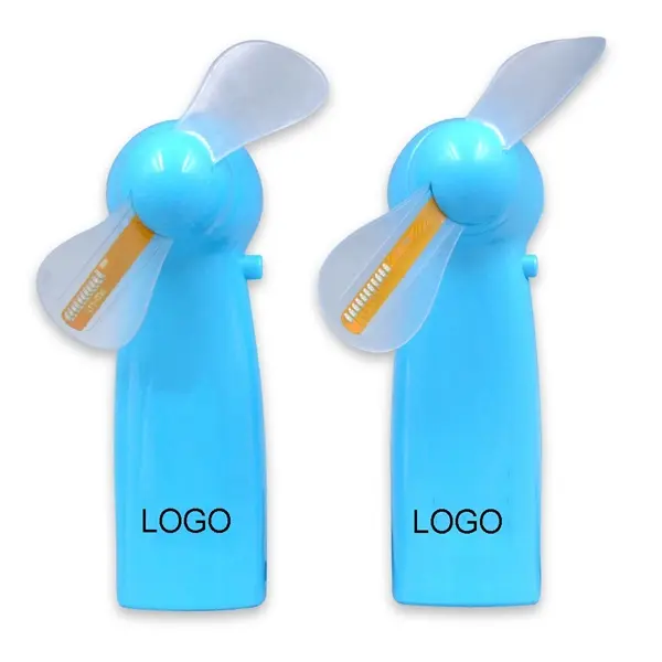 Handheld LED Light Up Glow Fan with Lanyard