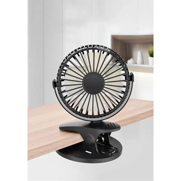 Mini USB Desk Clip Fan With 2000mAh