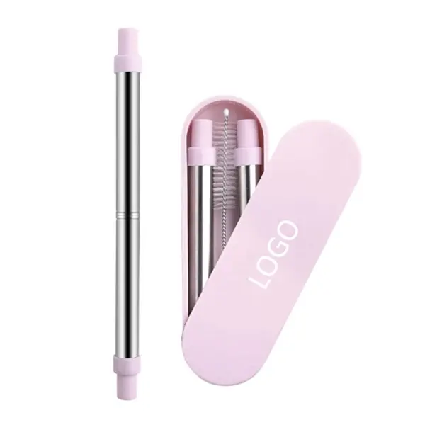 Reusable Straws Telescopic Metal Travel Straws