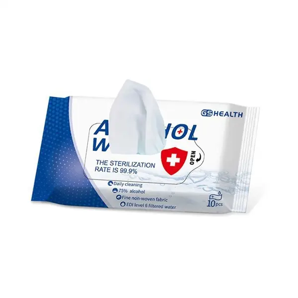 10 PCS Alcohol Wet Wipe