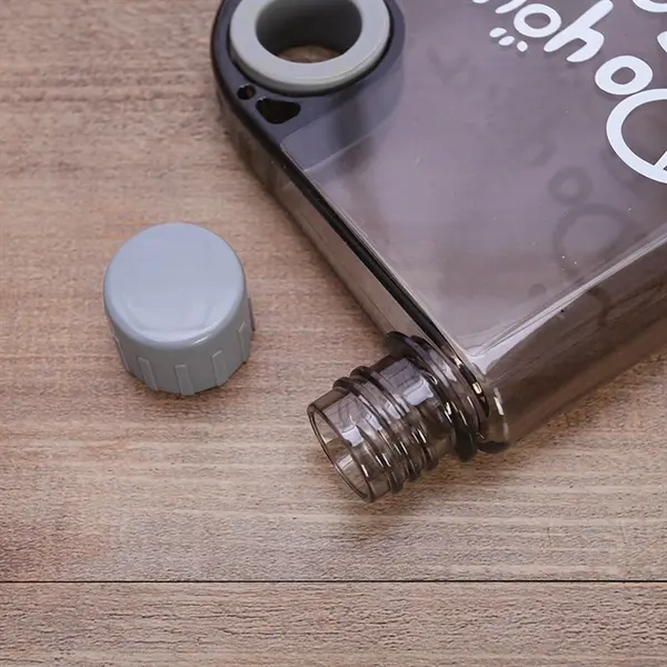 A5 size flat plastic water bottle