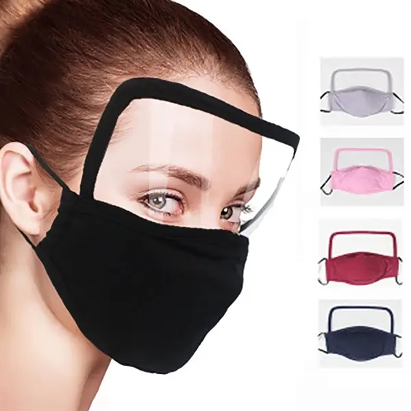 Cotton Mask with Eyes Shield