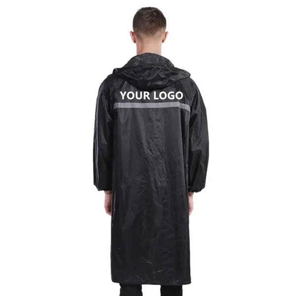 Reflective Rain Ponchos with Hoods