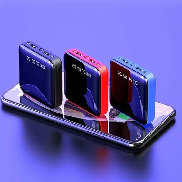 10000mAh LED Digital Display USB Mini Portable Power Bank