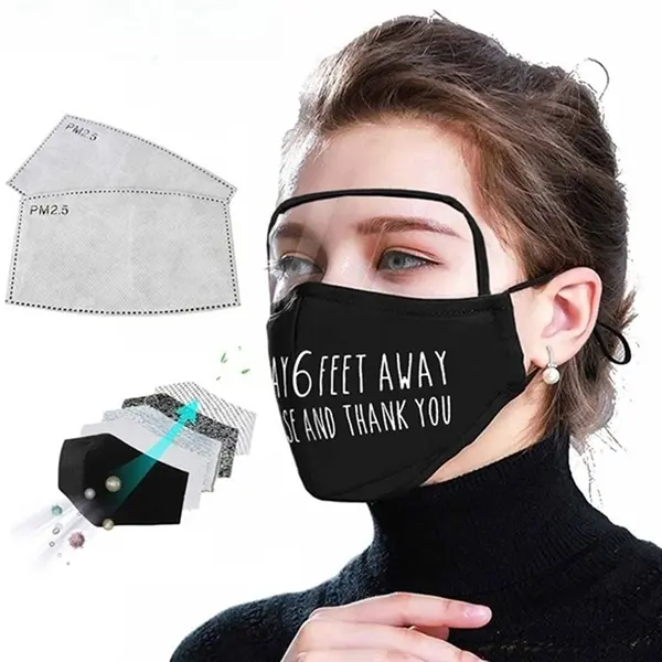 Mask With Clearly Eyeshade