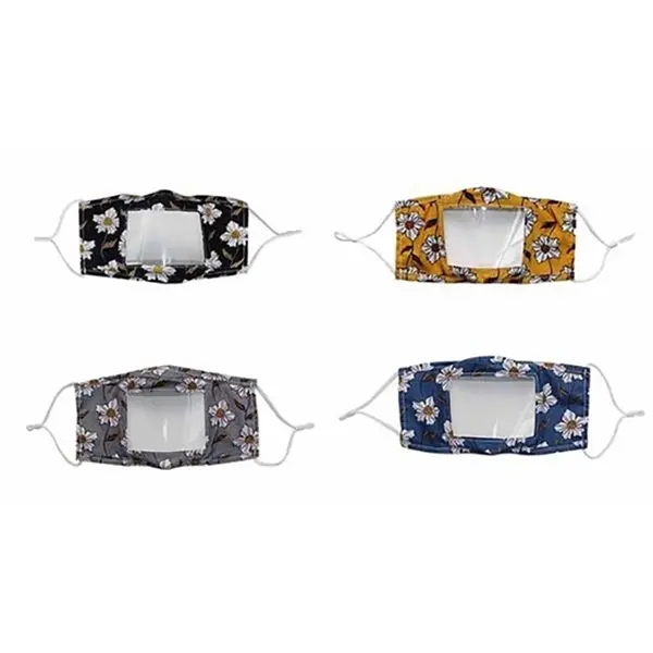 Children Reusable Mouth Visible Protective Clear Face Mask